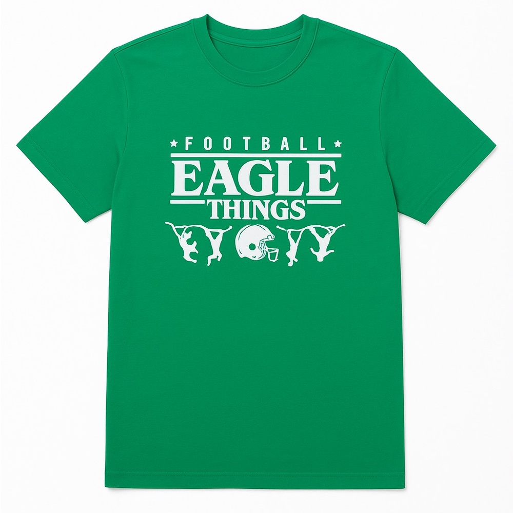 NWOT Philadelphia Eagles Green Graphic T-Shirt Handmade